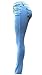 J&C Premium Blue/Dark Blue Soft Stretch Women's Denim Jeans Skinny Leg Pants