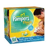 Pampers ThickCare Wipes, Scented, 504-count Box
From Pampers
