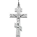 Sterling Silver St. Andrew Cross 40.25 X 21.25mm