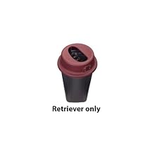 San Jamar KA4400 44 Gallon Red Round Tableware Retriever Trash Can Lid