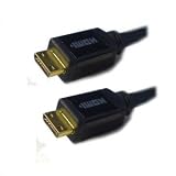 Ex-Pro V1.3b Standard - Ultra Pro Metal Ended - 2m Mini HDMI -to- Mini HDMI Cable For Digital Imaging Units, for Sony, Panasonic & Other DVD and HD Camcorders requiring Mini HDMI (Type C) output, to Mini HDMI Input.