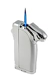 Eternity Dual Flame Lighter and Punch Cutter - Silver