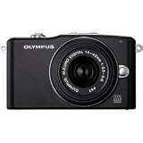 Best Price Olympus Pen E-PM1 12.3 MP CMOS Sensor Digital Camera with 14-42mm II Lens and 3