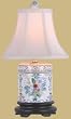 Formal Fine Quality Asian & Oriental Home D&eacute;cor - 18" Small Porcelain Cover Jar Desk Lamp