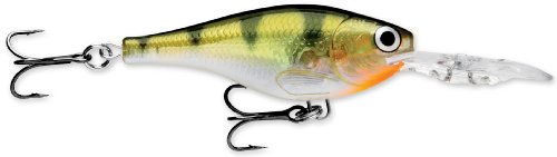 Rapala Glass Shad Rap 05 Fishing lure, 2-Inch, Glass Yellow Perch