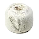 Quality Park White Cotton 10-Ply Medium String In Ball, 475 Feet (46171)
