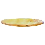 Alabaster Handmade Round Candle Dish - A015 by 