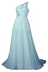 One Shoulder Chiffon Evening Dress/Prom Dress/Party Dress 