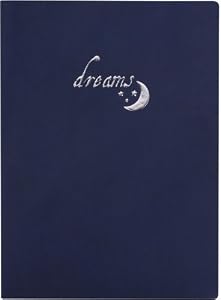 World Traveler Collection Leather Embossed "Dreams" Lined Journal