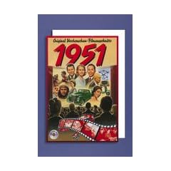 Geburtstagskarte / Gl�ckwunschkarte zum 60.Geburtstag / Jubil�um (Jahrgang 1951), inklusive DVD