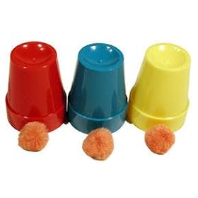 Cups & Balls Set - Plastic