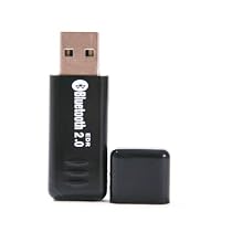 Black USB Bluetooth Dongle Adapter