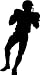 Football Player Quarterback Pass Vinyl Wall Art Decal