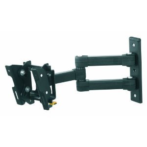 Brand new AVF Mounts Extendable Dual Arm Tilt and Turn Multi-Position TV Wallmount for LCD LED Plasma TV HDTV (VESA up to 100x100 12 - 25 inch Screen)