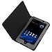 Fosmon Leather Folio Case with Stand for Acer Iconia Tab A100 (Black)