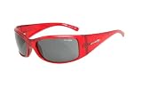 Arnette Darkness Italian Sunglasses AN4121, Transparent Red w/ Grey Lens