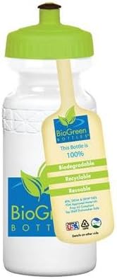 California Springs Bike Gear Classic Twister Water Bottle 20 oz. White