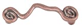Atlas Homewares 2163-C 3-3/4-Inch Signature Scroll Wave Pull, Copper