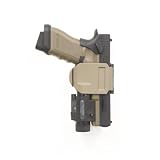 【実銃リアルサイズ！】DYTAC ユニホルスター GLOCK G17/19/22/23 DE★東京マルイ銀弾に対応（DY-HS01-DE ）