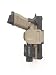 【実銃リアルサイズ！】DYTAC ユニホルスター GLOCK G17/19/22/23 DE★東京マルイ銀弾に対応（DY-HS01-DE ）