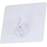 Daffodil NHK12W Everstick Nano Hooks for Bathroom/Kitchen Tiles and Smooth Wall Surfaces - 2Kg Square White Two Pack