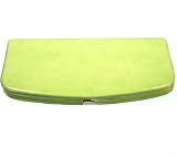 Mundi Curved Case Closed Flat Credit Card Wallet in Choice of Colors (Lime)