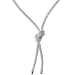 Sterling Silver Y Neck Lariat Braided Mesh 20in Necklace - Artisan Handcrafted in Mexico