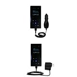 Essential Kit for the Samsung Yepp YP-K5 2GB - includes Car and Wall Charger with Rapid Charge Technology - Gomadic Brand w/ TipExchange Technology