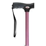 Carex Soft Grip Adjustable Cane, Soft Pink - 1 Ea