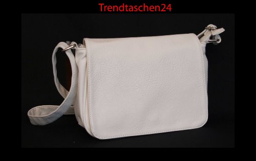 Elegante Handtasche Umh&auml;ngetasche Schultertasche Style by Enrico Benetti Wei&szlig; 44382*Aktuelle Kollektion 2010