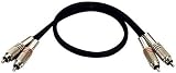 Produkt-Bild: Stagg LiveSound Pro Audiokabel - 1 Meter - 2x Chinch male / 2x Chinch male