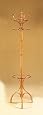 Coaster FN-4058 Wooden Oak Finish Coat Rack with Umbrella Stand