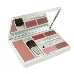 Clinique Compact Colour Makeup Palette ( Powder Brush + 2x Lipstick + Eye Shadow Duo + 3x Applicator ) - -