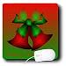 Yves Creations Christmas Bells - Christmas Red Bells II - Mouse Pads