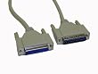 RS232 Serial Extension Cable, DB25 M-F - 50ft