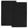 Reston Lloyd Rectangular Stove Burner Covers, Set of 2, Black