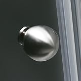 336 x 36 Frameless Neo-Angle Shower Enclosure Finish: Brushed Nickel, Glass Type / Door Configuration: Clear / Reversible Door, Size: 42 x 42