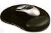 Black Leather Mouse Pad Image
