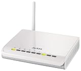ZyXEL NBG-334W Multimedia WLAN Firewall Cable/Ethernet Router with 802.11g 54Mbps AP 4x10/100 Mbps Ports Bundled with G202 USB Adapter