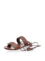 Bueno Sandalias planas (Marrón)