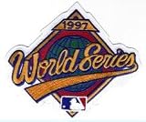 2 Patch Pack - 1997 World Series MLB Baseball Jersey Sleeve Patches - Florida Marlins over Cleveland