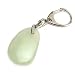 Gemstone ANTI-STRESS WORRY STONE Keychain ~ NEW JADE