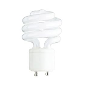 18 Watt Compact Fluorescent Spiral Light Bulb GU24 Base CFL 2700K Color Temperature by Greenlite