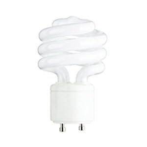 18 Watt Compact Fluorescent Spiral Light Bulb GU24 Base CFL 2700K Color Temperature by Greenlite