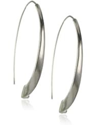 Kenneth Cole New York Worn Oval Drop Earrings