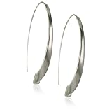 Kenneth Cole New York Worn Oval Drop Earrings