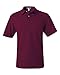 Jerzees Mens 5.6 oz. 50/50 Jersey Pocket Polo with SpotShield(436P)-MAROON-2XL