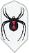 Polyroyal Hard Slim Flights - Black Widow