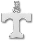 Tennessee Volunteers Solid Sterling Silver ''T'' Pendant