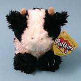 Puffkins 2 Barnie Cow Stuffed Plush Animal
